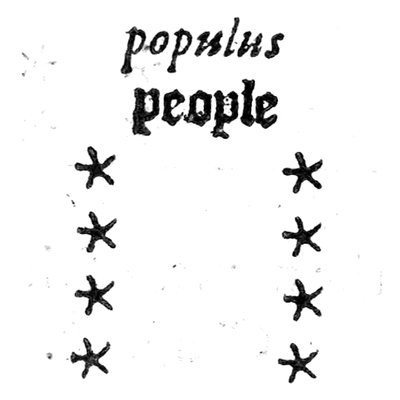 POPULUS, riquadro della tavola di Christopher Cattan, 1591